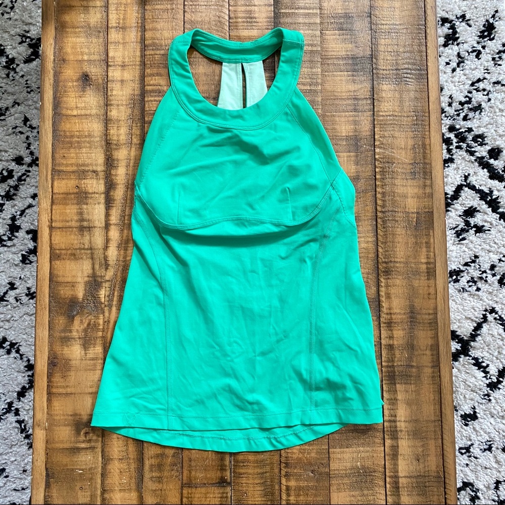 Lululemon Green Workout Top